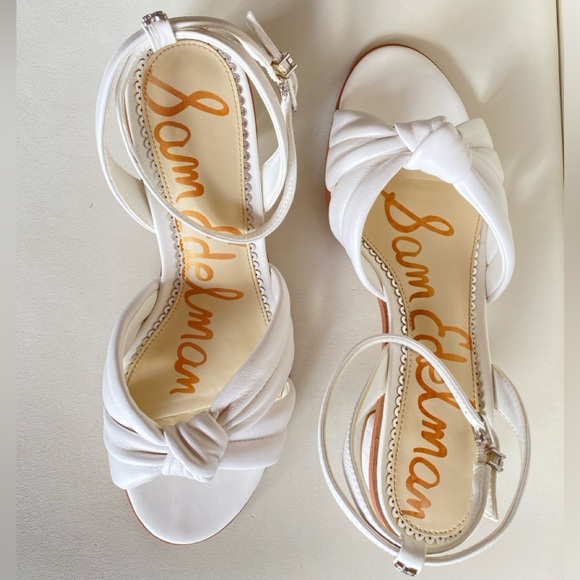 Sam Edelman Ingrid Leather Block Heel Ankle Strap Sandal - Picture 10 of 10